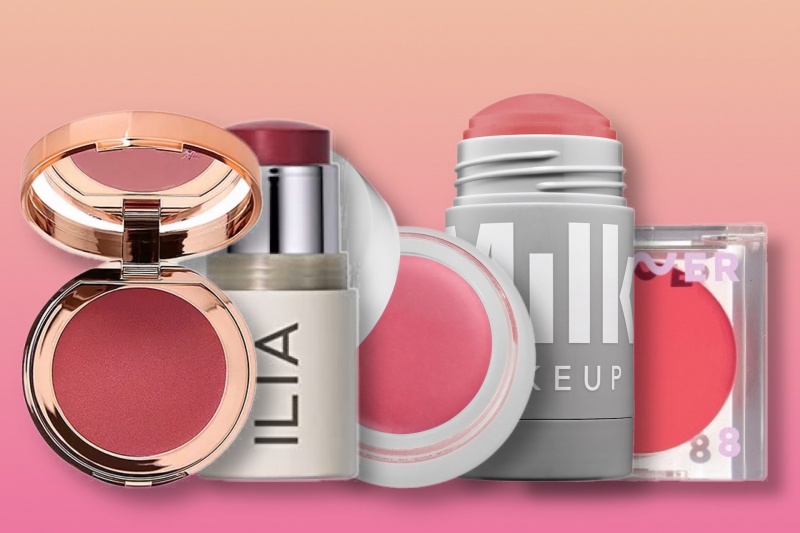 Лучшие продукты для быстрого макияжа губ и щек