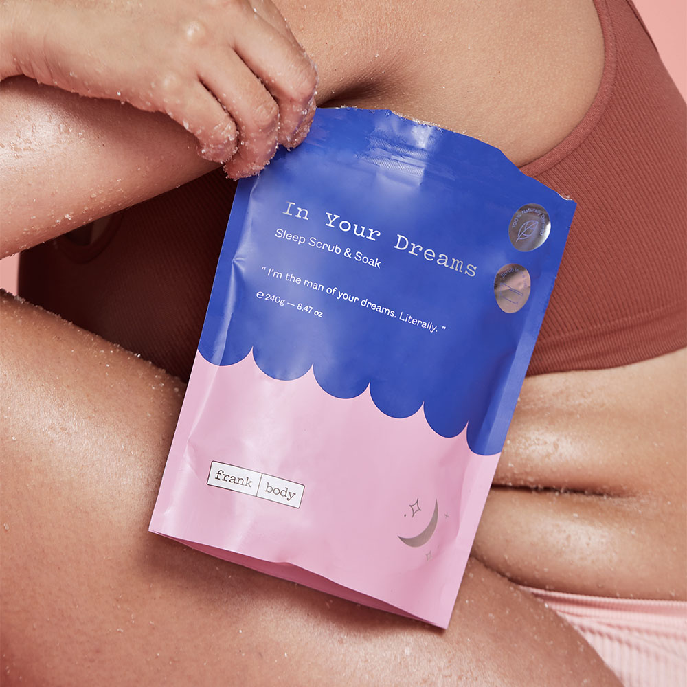 FRANK BODY In Your Dreams Sleep Scrub & Soak купить в Beauty Storage. Быстрая доставка по России и СНГ.

