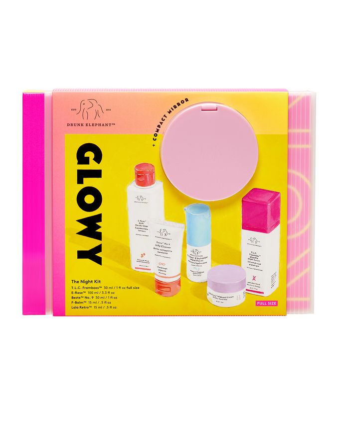DRUNK ELEPHANT Glowy The Night Kit купить в Beauty Storage. Быстрая доставка по России и СНГ.