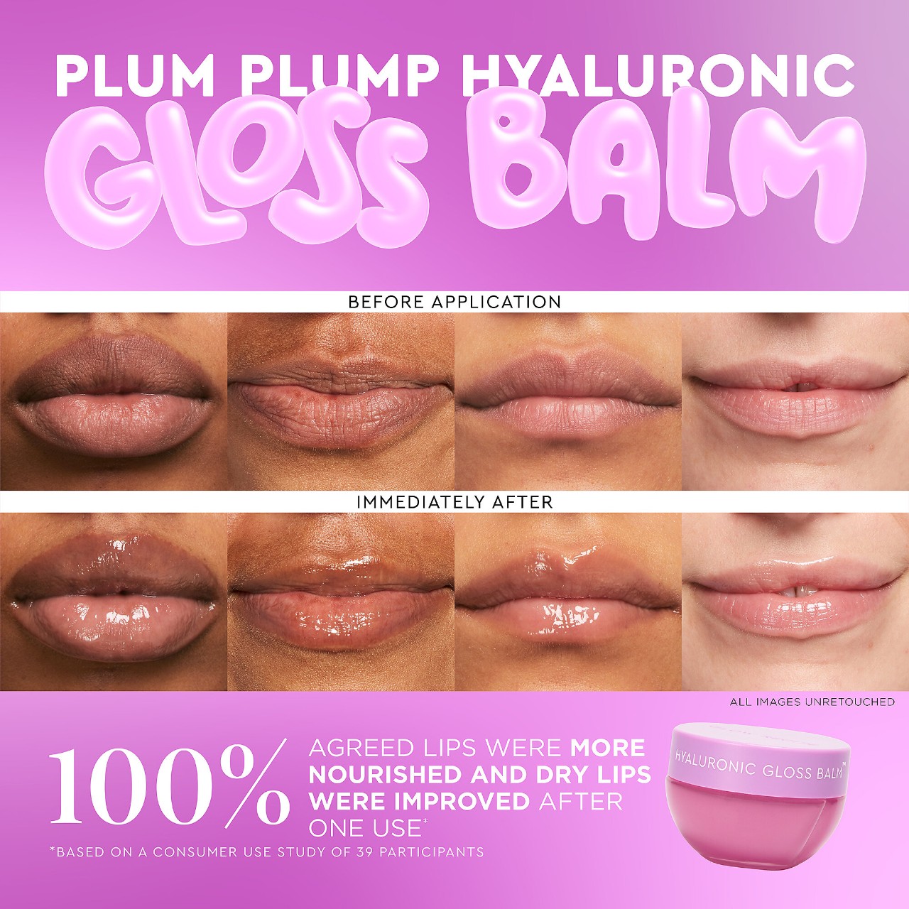 GLOW RECIPE Plum Plump Hyaluronic Acid Lip Gloss Balm купить в Beauty Storage. Быстрая доставка по России и СНГ.