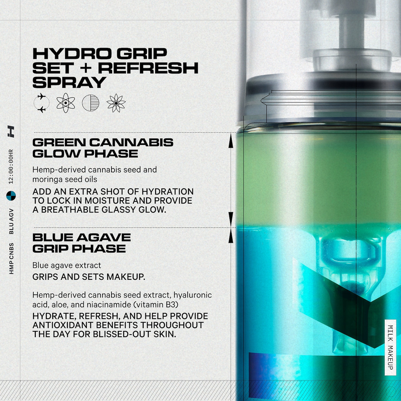 MILK MAKEUP Hydro Grip Setting + Refreshing Spray купить в Beauty Storage. Быстрая доставка по России и СНГ.