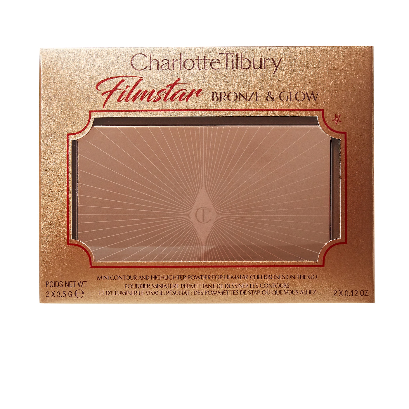 CHARLOTTE TILBURY Mini Filmstar Bronze & Glow Contour Duo купить в Beauty Storage. Быстрая доставка по России и СНГ.