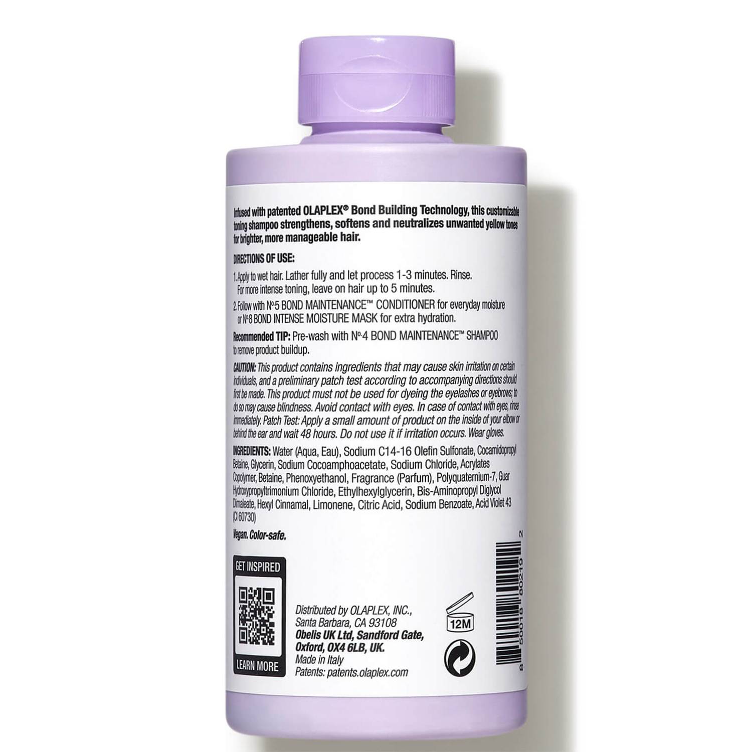 OLAPLEX No. 4-P Blonde Enhancer Toning Shampoo купить в Beauty Storage. Быстрая доставка по России и СНГ.