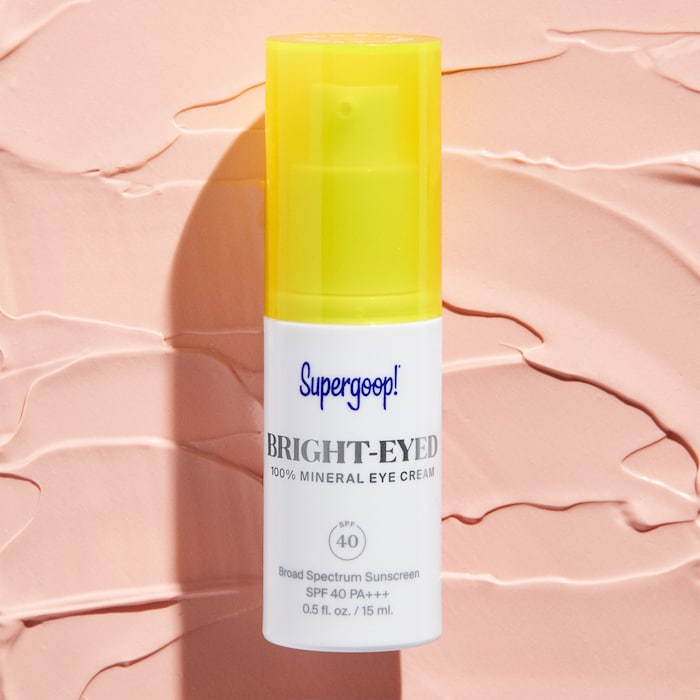 SUPERGOOP! Bright-Eyed 100% Mineral Eye Cream SPF 40 купить в Beauty Storage. Быстрая доставка по России и СНГ.