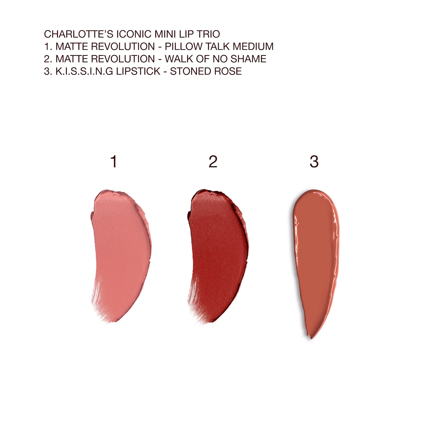 CHARLOTTE TILBURY Charlotte Tilbury's Iconic Mini Lip Trio Kit купить в Beauty Storage. Быстрая доставка по России и СНГ.