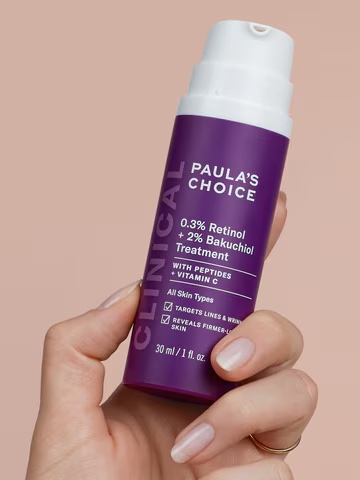 PAULA'S CHOICE 0.3% Retinol + 2% Bakuchiol Treatment купить в Beauty Storage. Быстрая доставка по России и СНГ.