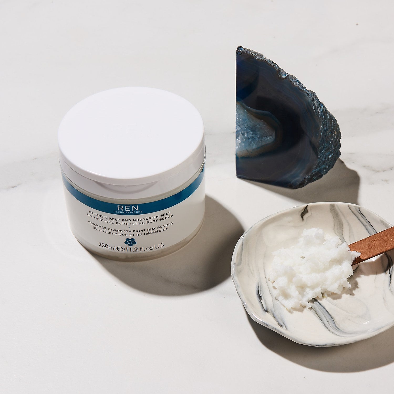 REN CLEAN SKINCARE Atlantic Kelp and Magnesium Salt Anti-Fatigue Exfoliating Body Scrub