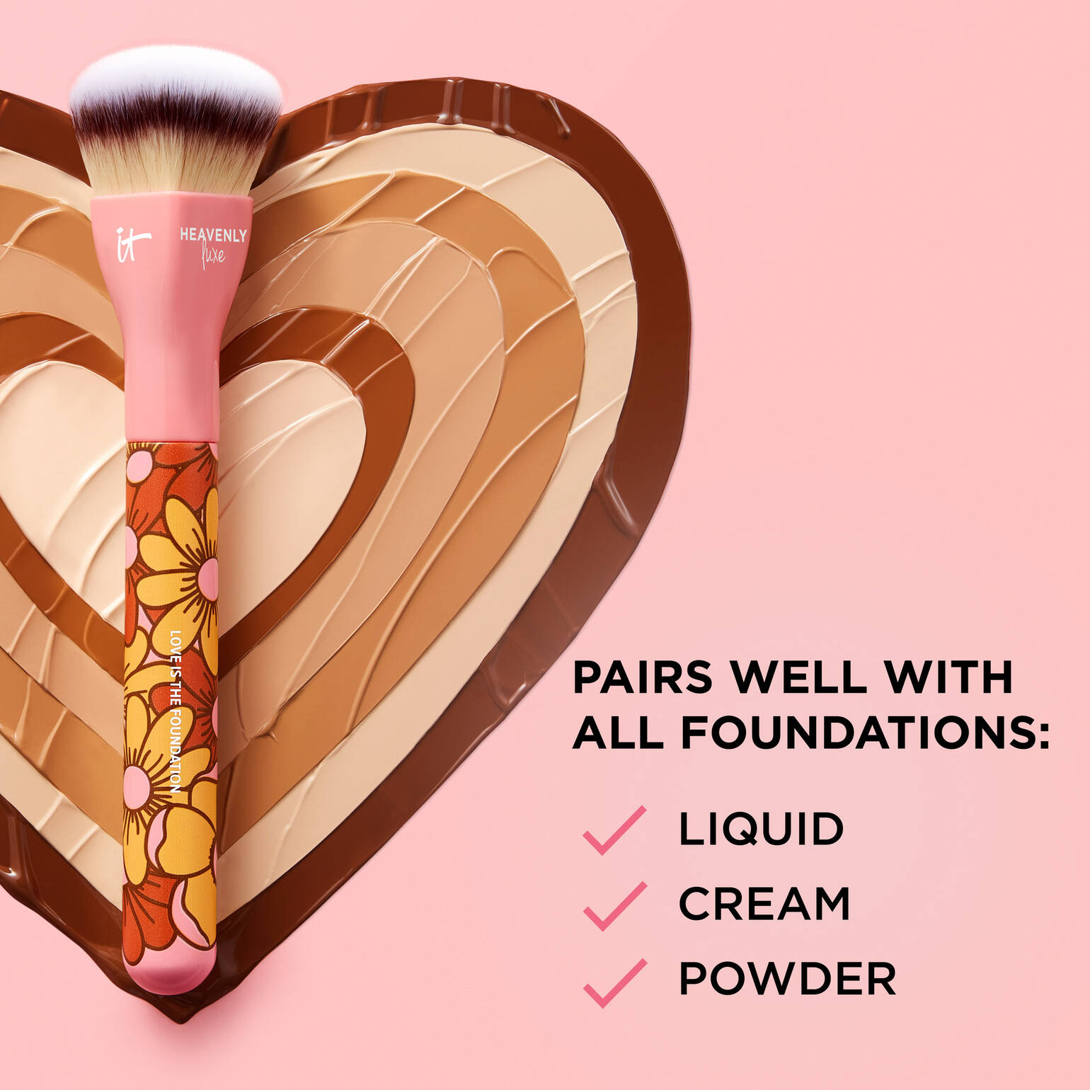 IT COSMETICS Heavenly Luxe Flower Power Foundation Brush купить в Beauty Storage. Быстрая доставка по России и СНГ.
