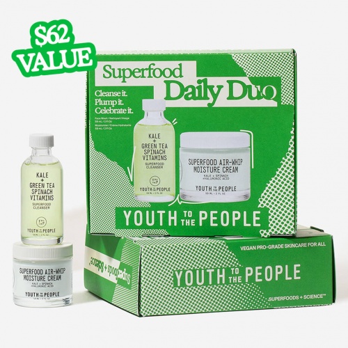 YOUTH TO THE PEOPLE Superfood Daily Duo Kit купить в Beauty Storage. Быстрая доставка по России и СНГ.