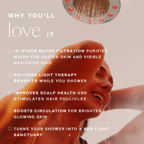 Купить HIGHERDOSE Red Light Shower Filter на Beautystorage.ru. Быстрая доставка по России и СНГ.
