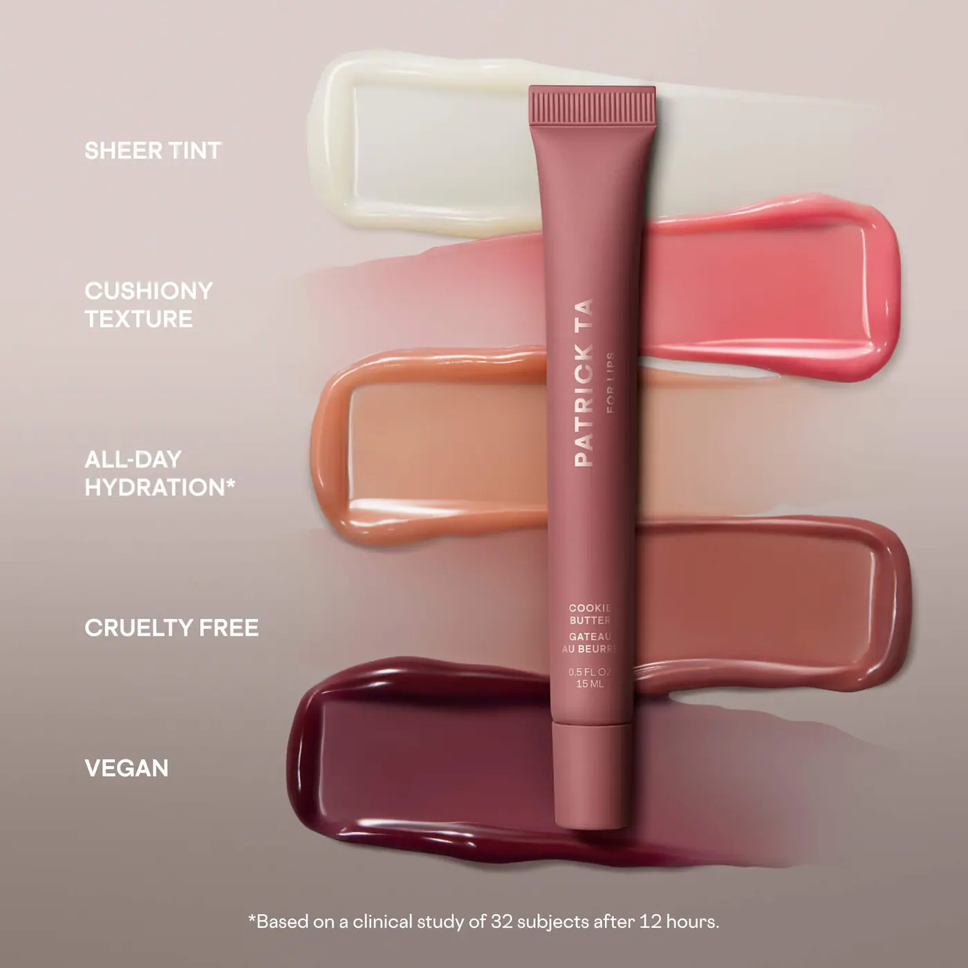 PATRICK TA Major Moisture Smoothing and Hydrating Tinted Lip Balm купить в Beauty Storage. Быстрая доставка по России и СНГ.