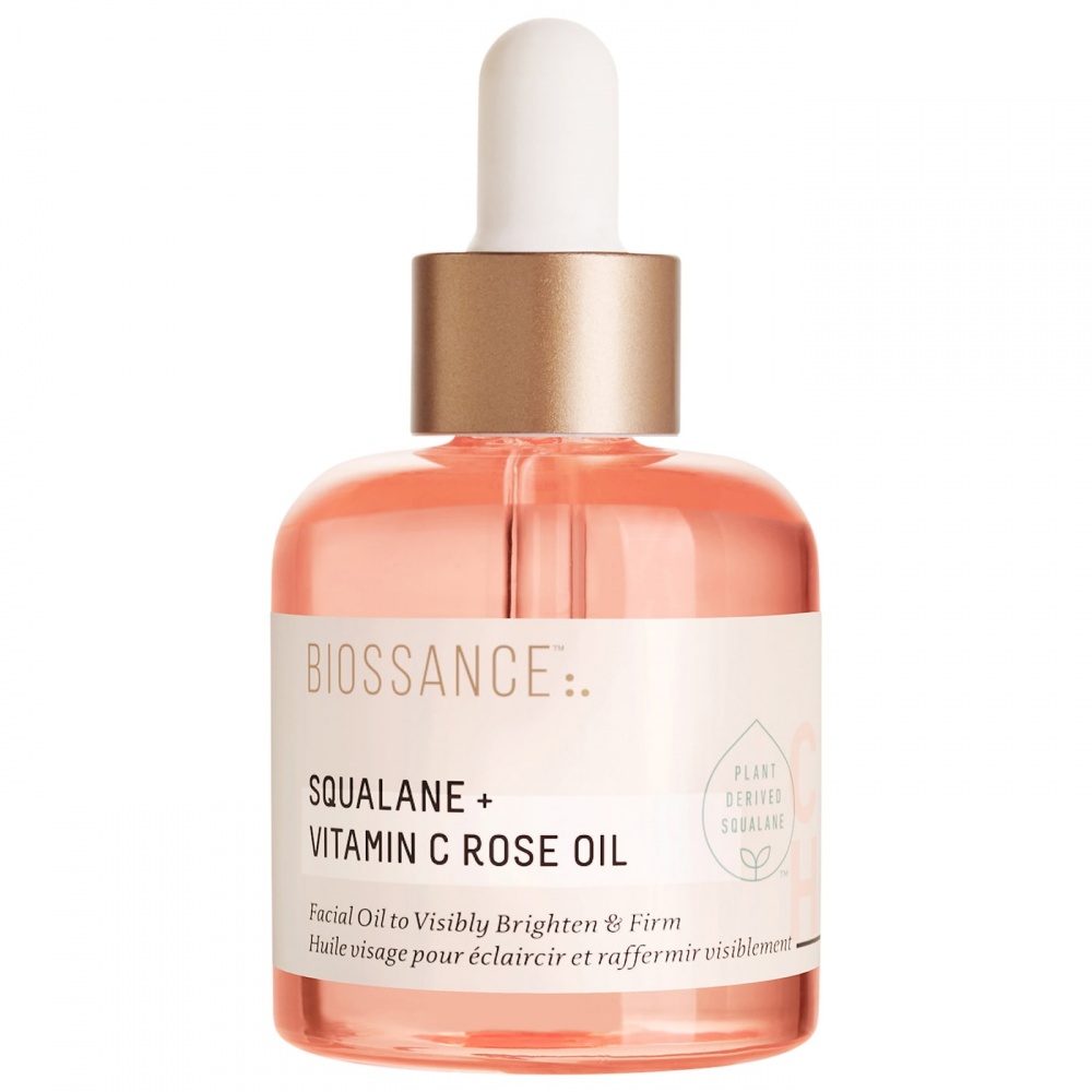 BIOSSANCE Squalane + Vitamin C Rose Oil