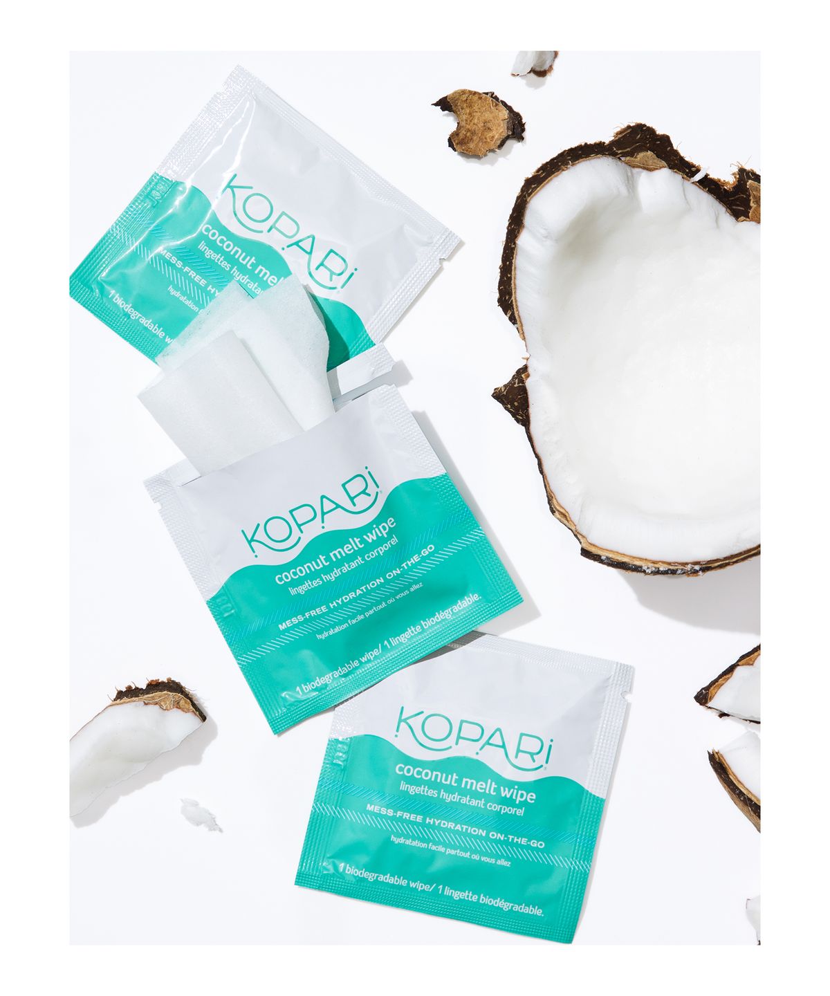 KOPARI BEAUTY Coconut Melt Wipes купить в Beauty Storage. Быстрая доставка по России и СНГ.