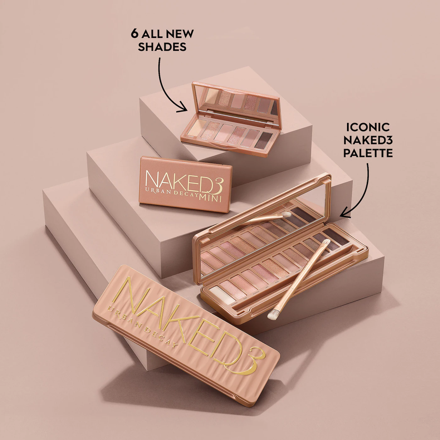 URBAN DECAY Mini Naked3 Eyeshadow Palette купить в Beauty Storage. Быстрая доставка по России и СНГ.