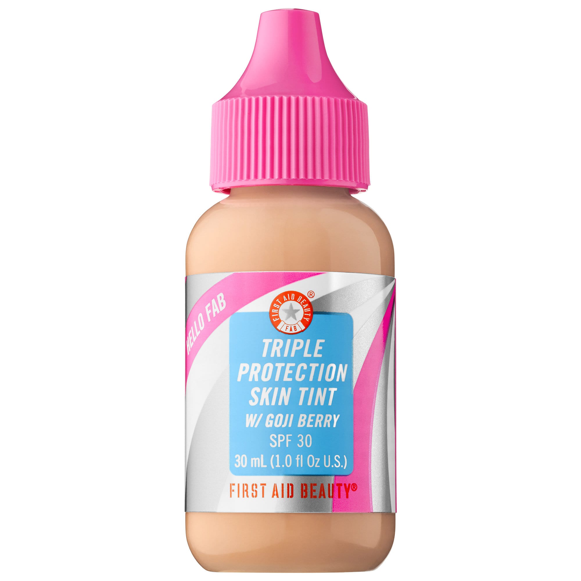 FIRST AID BEAUTY Hello FAB Triple Protection Skin Tint with Goji Berry SPF 30 - Fair