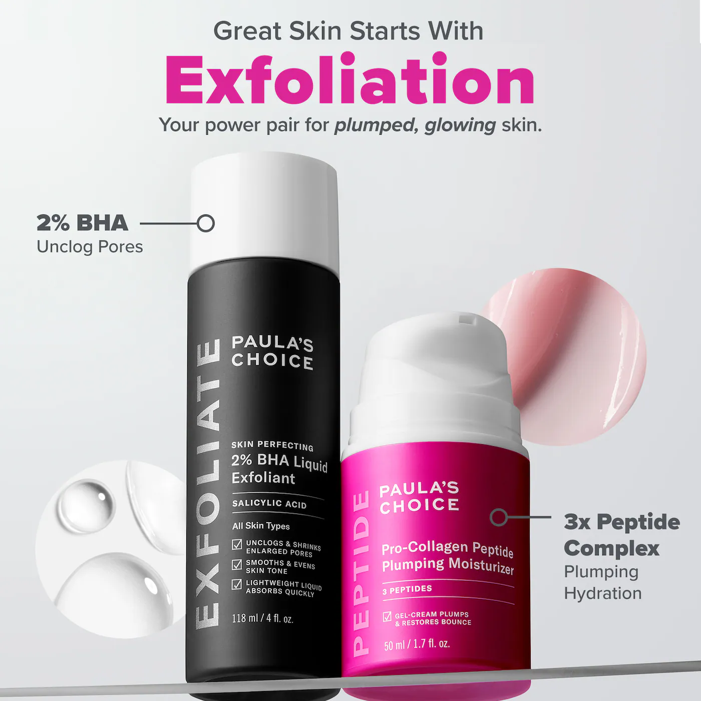 PAULA'S CHOICE Pro-Collagen Peptide Plumping Moisturizer купить в Beauty Storage. Быстрая доставка по России и СНГ.