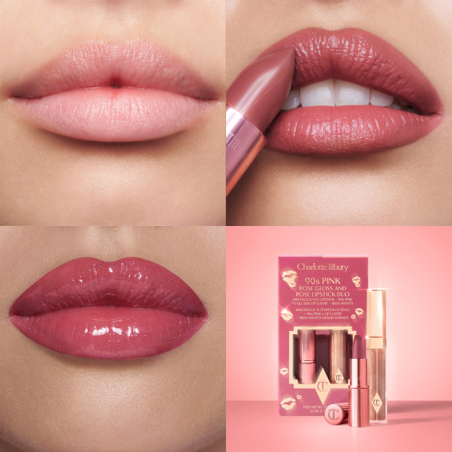 CHARLOTTE TILBURY Gloss & Lipstick Duo - 90S Pink купить в Beauty Storage. Быстрая доставка по России и СНГ.