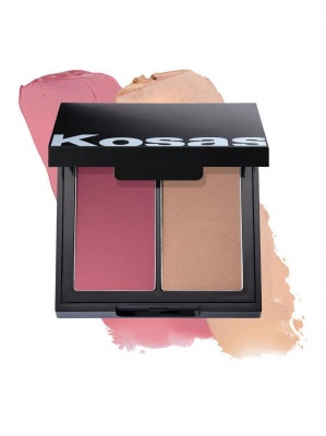 KOSAS Color & Light: Crème Cream Blush & Highlighter Duo - 8th Muse