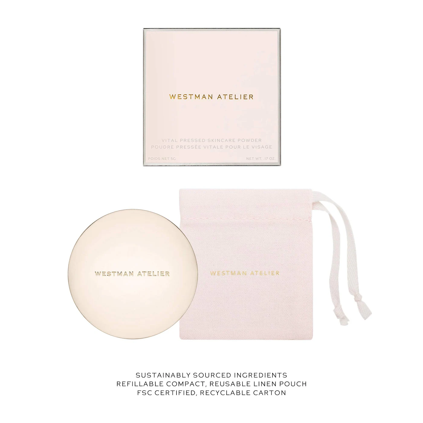 WESTMAN ATELIER Vital Pressed Skincare Blurring Talc-Free Setting Powder купить в Beauty Storage. Быстрая доставка по России и СНГ.
