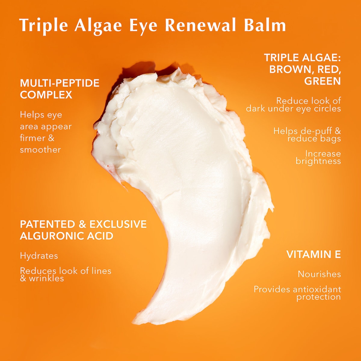 ALGENIST Triple Algae Eye Renewal Balm with Multi-Peptide Complex купить в Beauty Storage. Быстрая доставка по России и СНГ.
