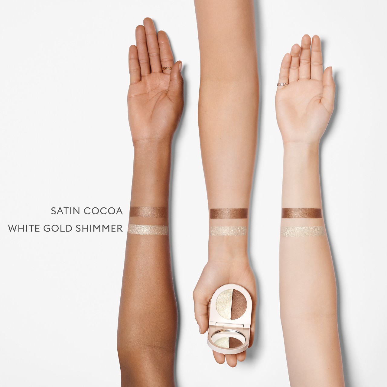 ROSE INC Satin & Shimmer Duet Powder & Cream Eyeshadow купить в Beauty Storage. Быстрая доставка по России и СНГ.