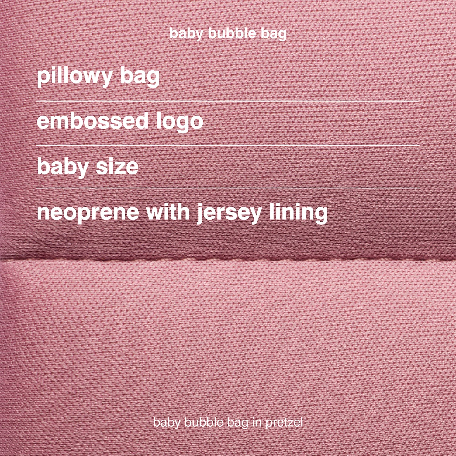 Купить RHODE Limited Edition Baby Bubble Bag Pretzel на Beautystorage.ru. Быстрая доставка по России и СНГ.