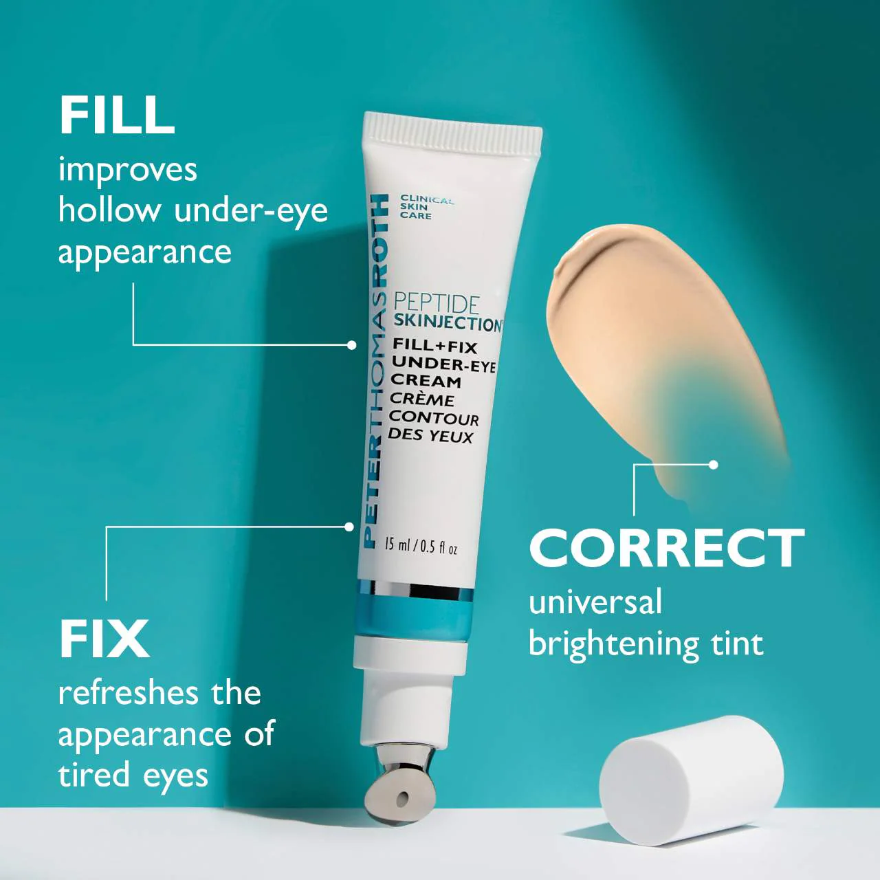 Купить PETER THOMAS ROTH Peptide Skinjection Fill + Fix Under Eye Cream на Beautystorage.ru. Быстрая доставка по России и СНГ.
