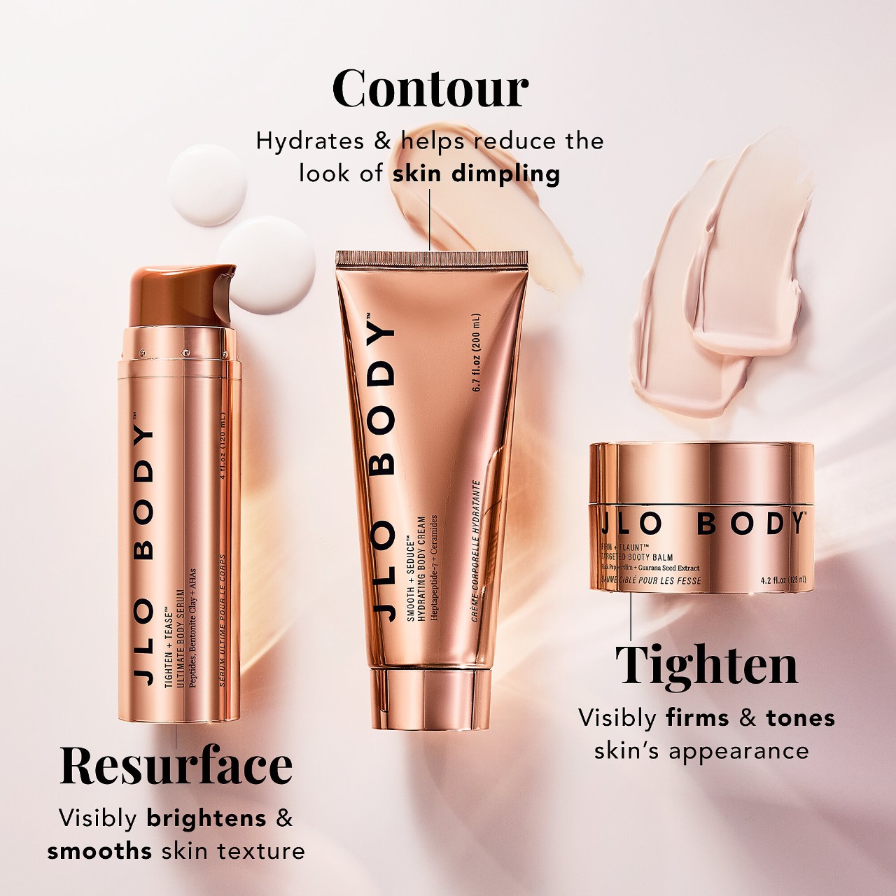 JLO BEAUTY Tighten + Tease™ Resurfacing Body Serum with AHAs купить в Beauty Storage. Быстрая доставка по России и СНГ.