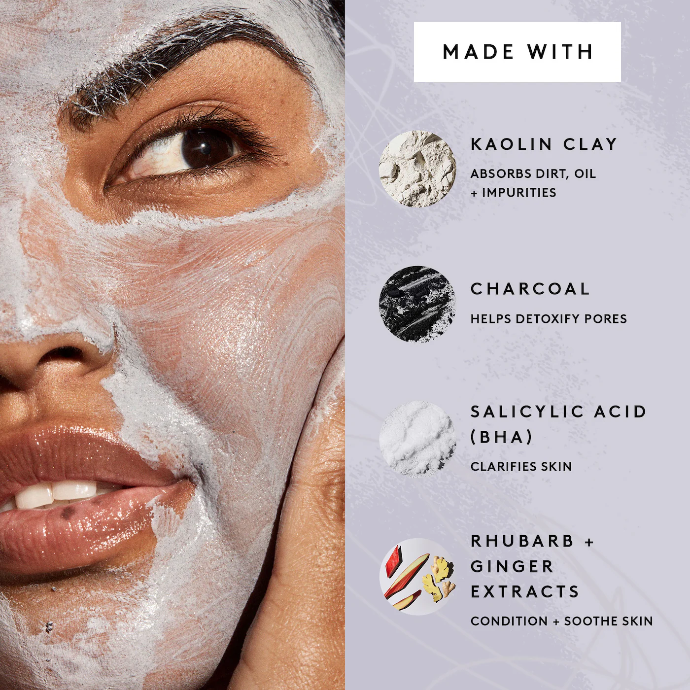 FENTY SKIN by Rihanna Cookies N Clean Whipped Clay Pore Detox Face Mask with Salicylic Acid + Charcoal купить в Beauty Storage. Быстрая доставка по России и СНГ.
