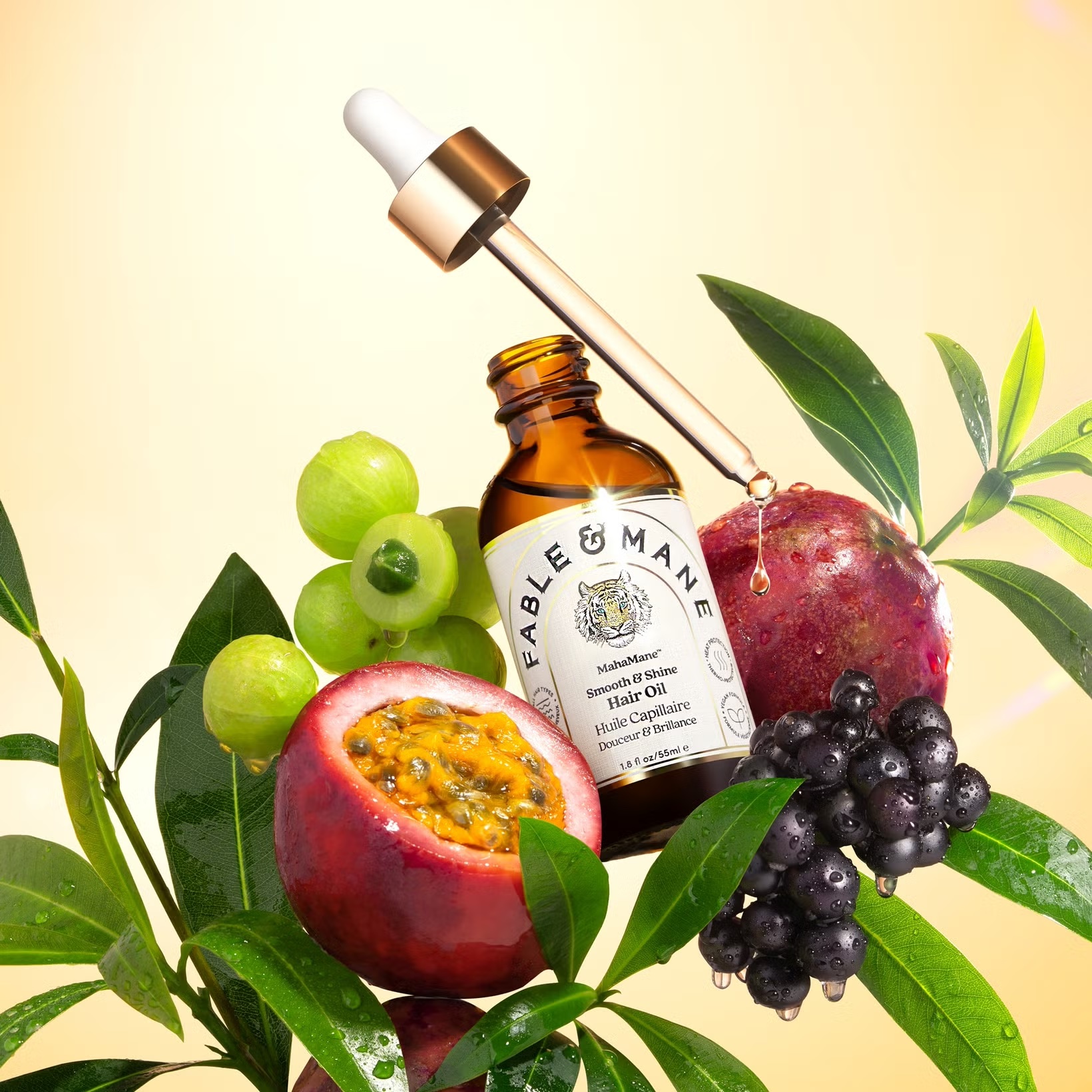 FABLE & MANE MahaMane Smooth and Shine Hair Oil  купить в Beauty Storage. Быстрая доставка по России и СНГ.