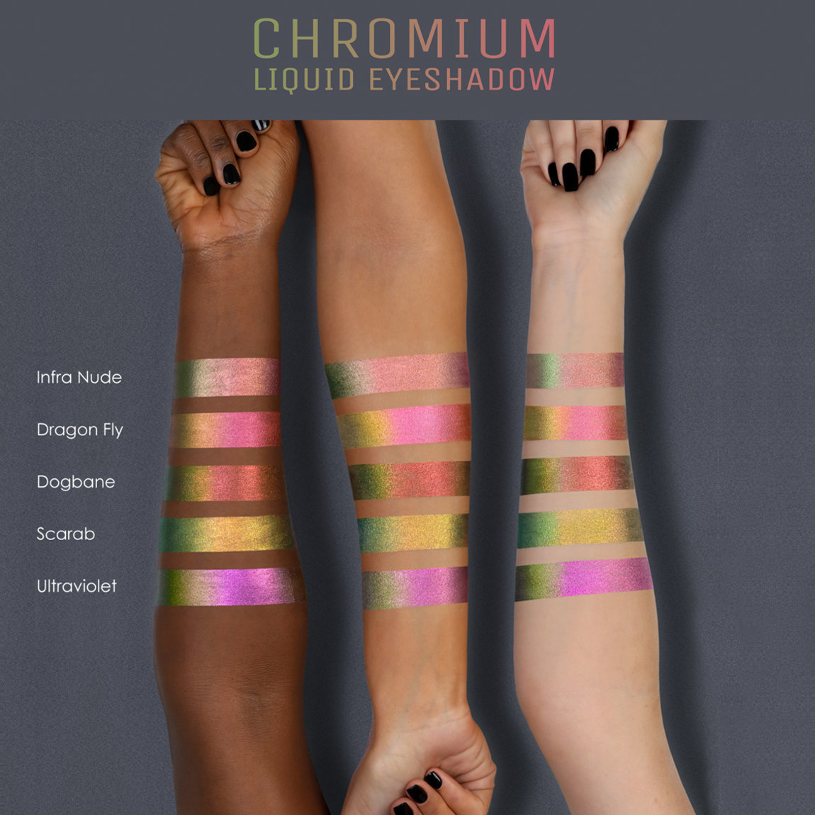 NATASHA DENONA Chromium Multichrome Liquid Eyeshadow - Dragon Fly купить в Beauty Storage. Быстрая доставка по России и СНГ.