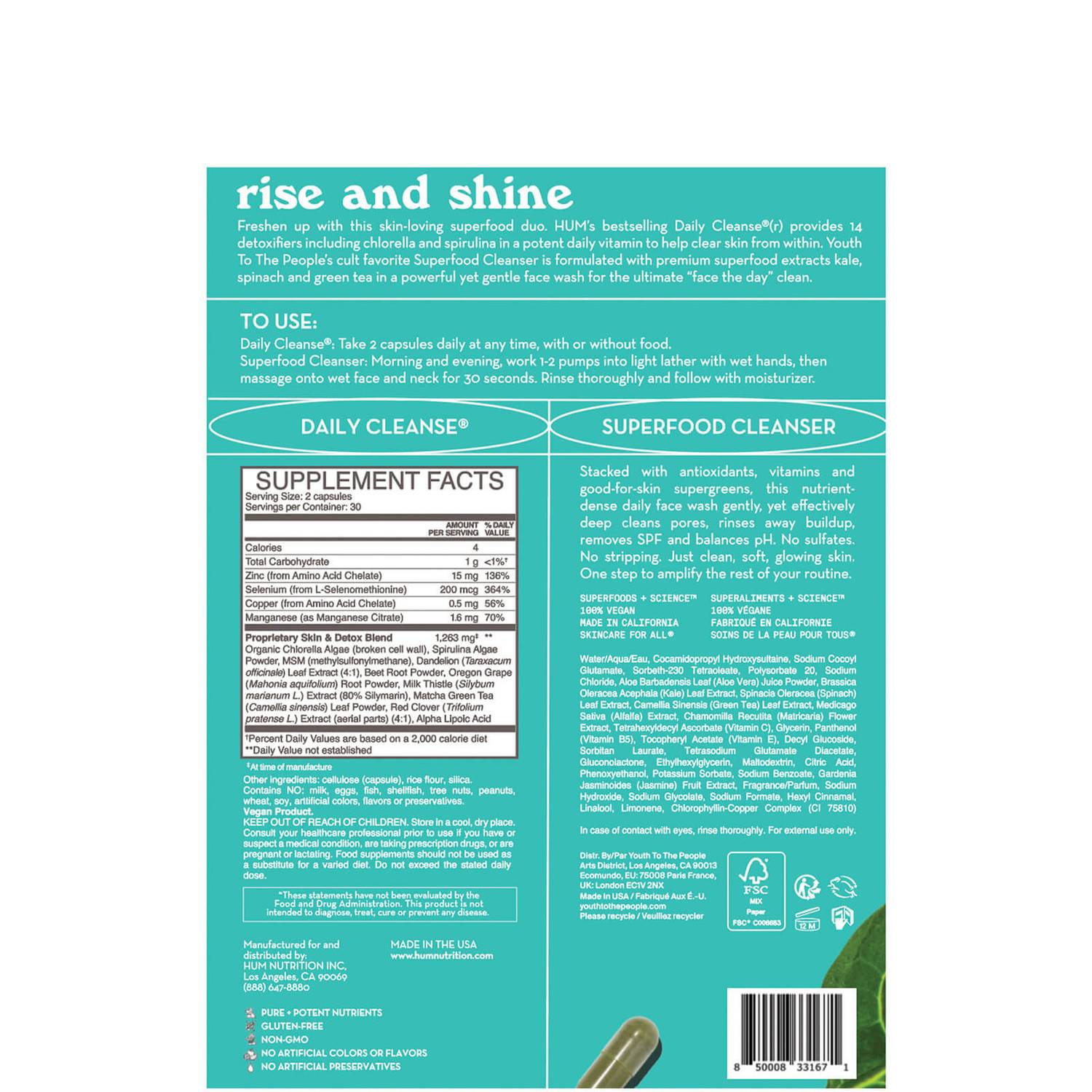 HUM X YTTP Daily Greens Bundle купить в Beauty Storage. Быстрая доставка по России и СНГ.
