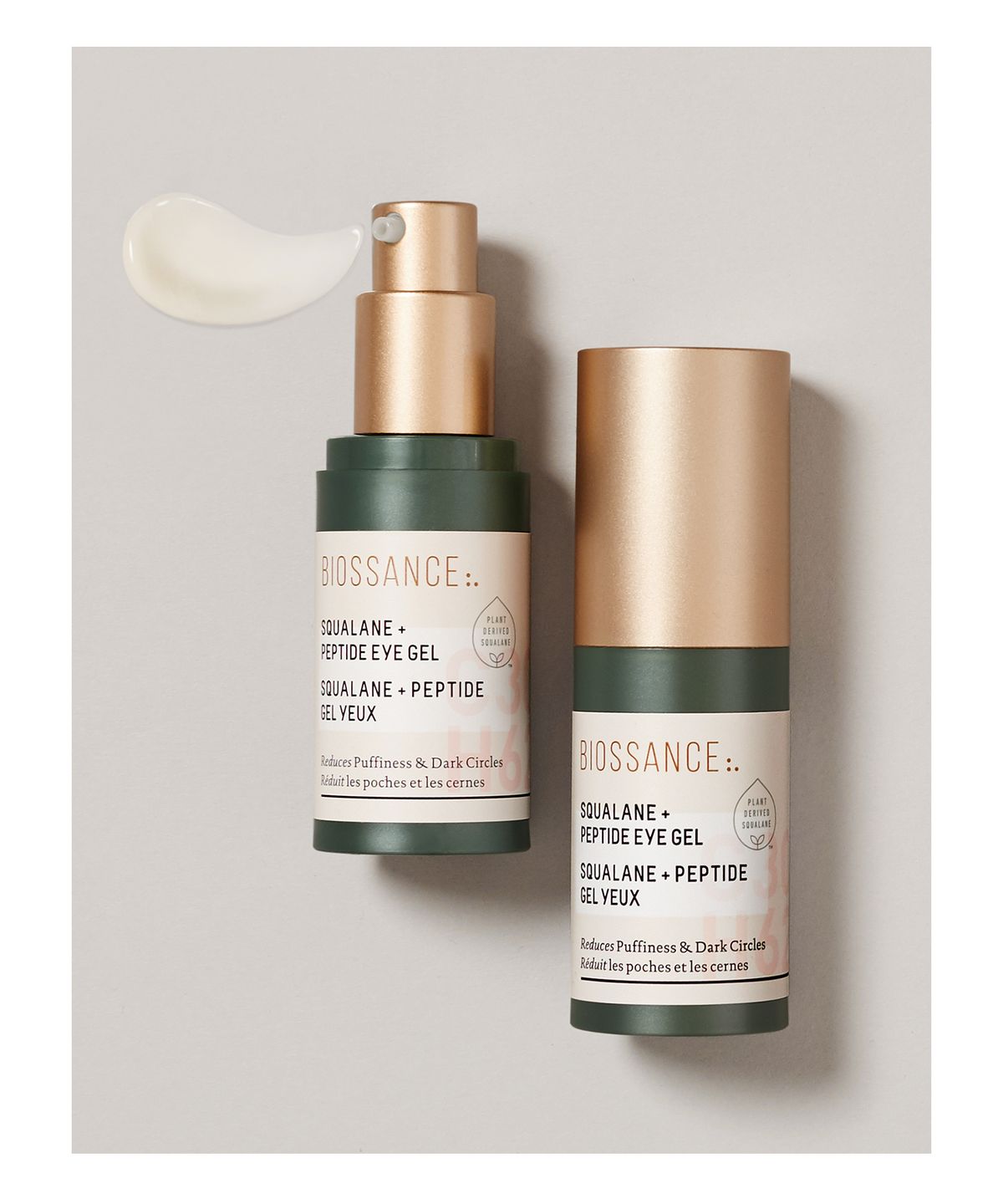 BIOSSANCE Squalane + Peptide Eye Gel купить в Beauty Storage.  Быстрая доставка по России и СНГ.