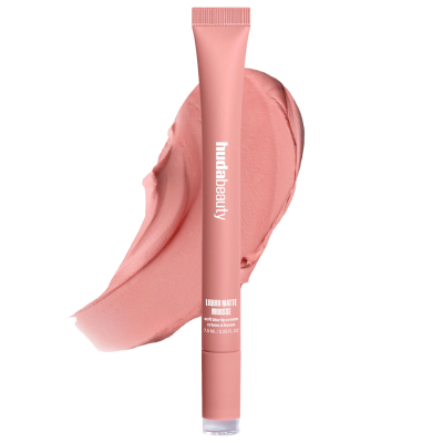 HUDA BEAUTY Liquid Matte Mousse Soft Blur Lip Cream - Baby Pink