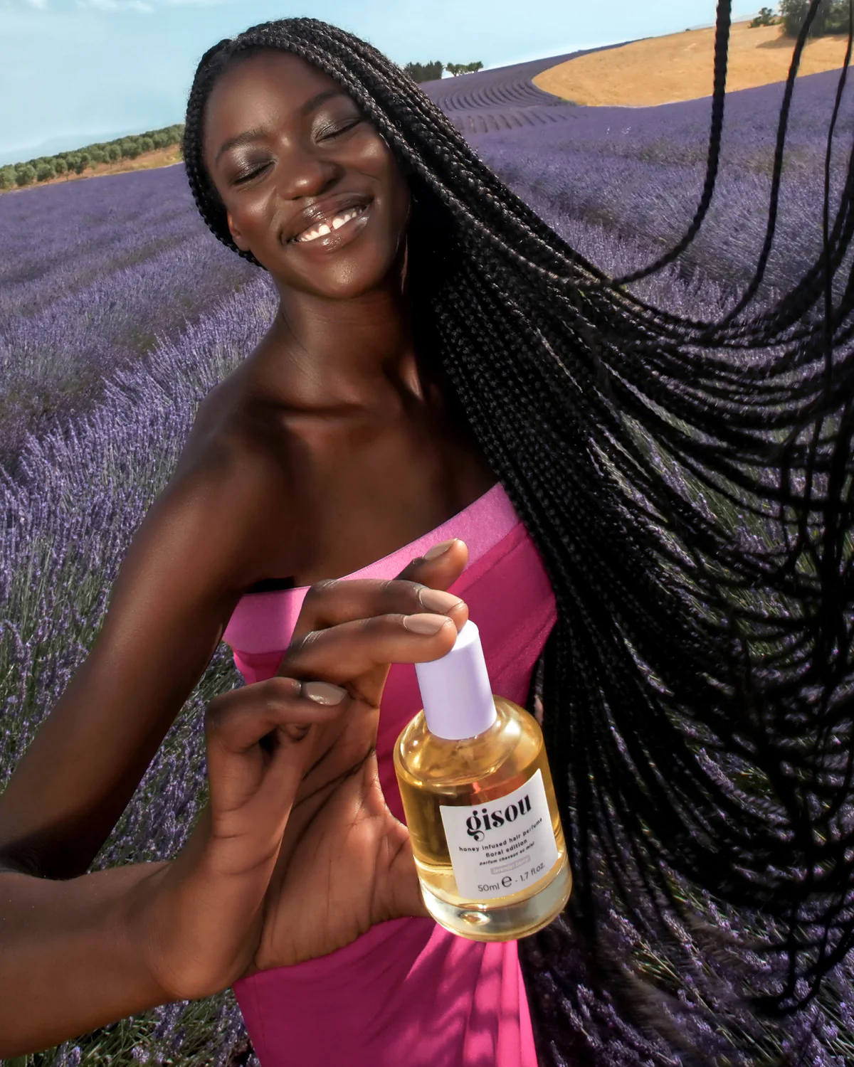 GISOU Honey Infused Hair Perfume - Lavender Berry купить в Beauty Storage. Быстрая доставка по России и СНГ.
