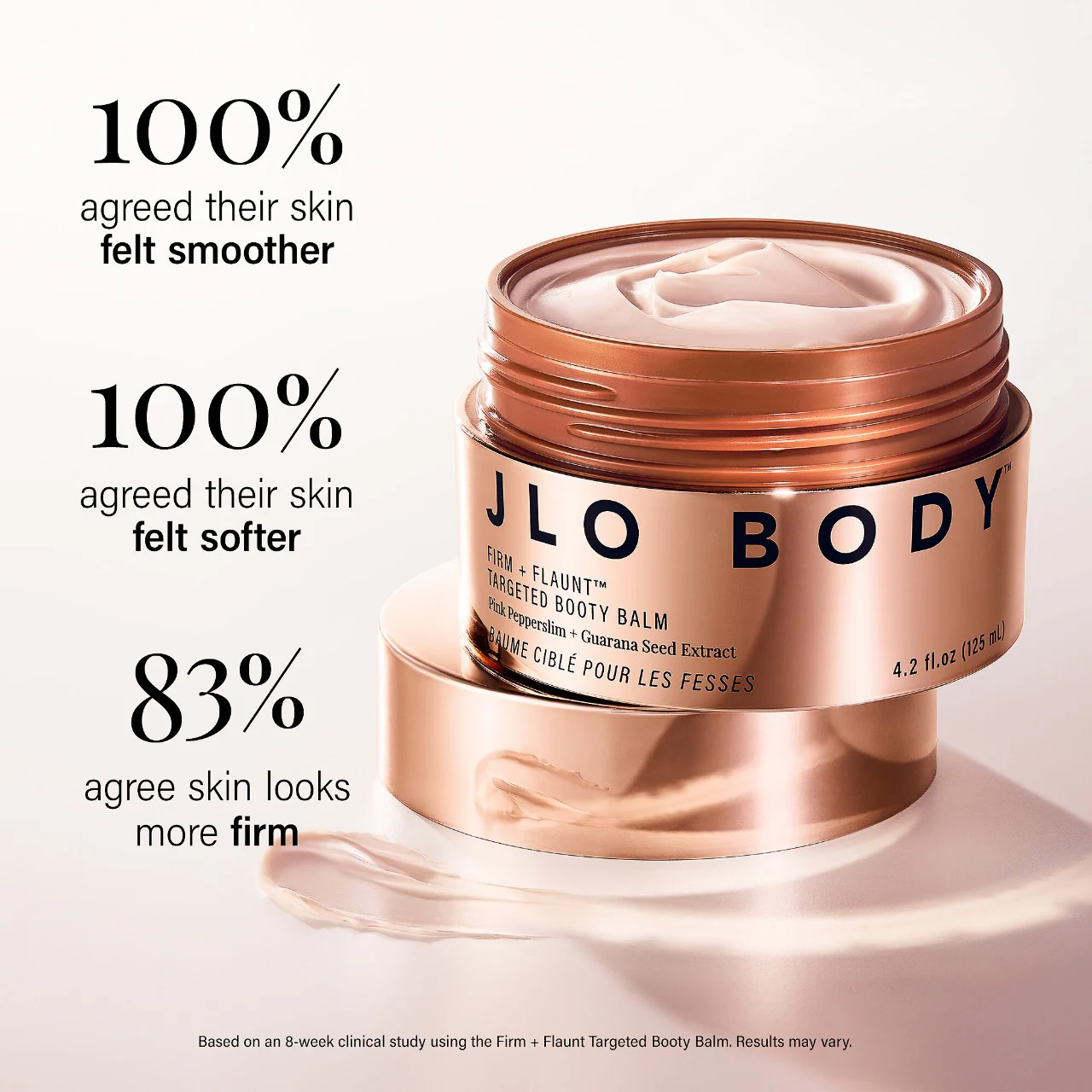 JLO BEAUTY Firm + Flaunt Targeted Booty Balm купить в Beauty Storage. Быстрая доставка по России и СНГ.