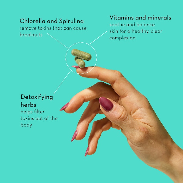 HUM NUTRITION Daily Cleanse Clear Skin and Body Detox Supplement купить в Beauty Storage. Быстрая доставка по России и СНГ.