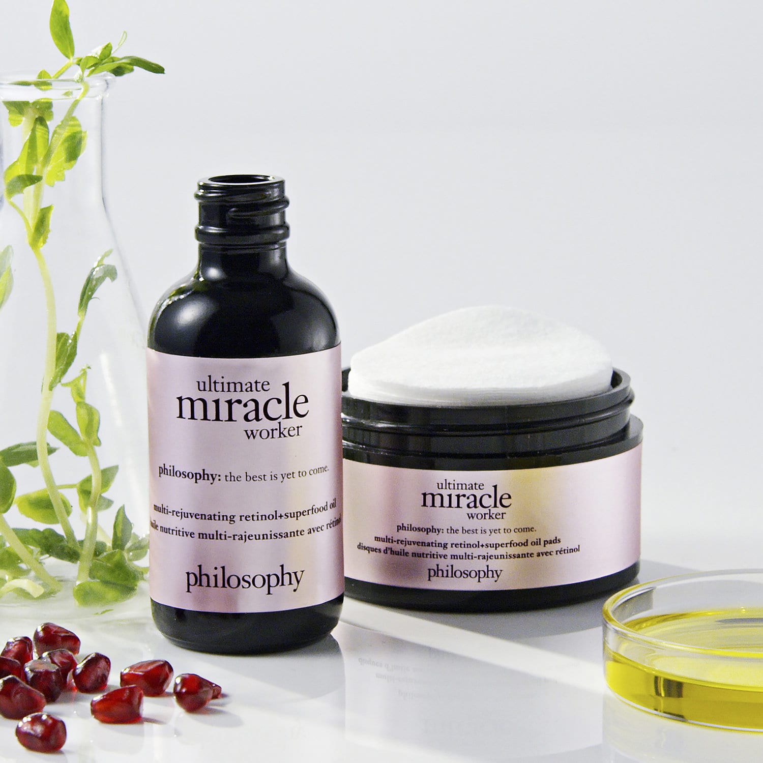 PHILOSOPHY Ultimate Miracle Worker Multi-Rejuvenating Retinol + Superfood Oil and Pads