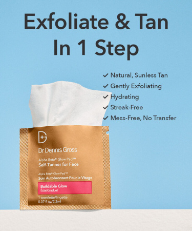 DR. DENNIS GROSS Alpha Beta® Glow Pad Self-Tanner for Face