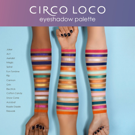NATASHA DENONA Circo Loco Eyeshadow Palette  купить в Beauty Storage. Быстрая доставка по России и СНГ.