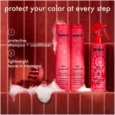 Купить AMIKA The Protector Color Protect + Strengthen Treatment на Beautystorage.ru. Быстрая доставка по России и СНГ.