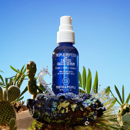 YOUTH TO THE PEOPLE Triple Peptide + Cactus Hydrating + Firming Oasis Serum купить в Beauty Storage. Быстрая доставка по России и СНГ.
