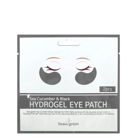 BEAUUGREEN Sea Cucumber Black Hydro-Gel Patch