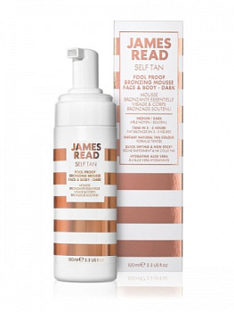 JAMES READ Fool Proof Bronzing Mousse Face & Body Dark