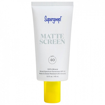 SUPERGOOP! Mattescreen Sunscreen SPF 40 купить в Beauty Storage. Быстрая доставка по России и СНГ.