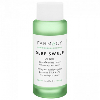 FARMACY Deep Sweep 2% BHA Pore Cleaning Toner with Moringa + Papaya купить в Beauty Storage. Быстрая доставка по России и СНГ.