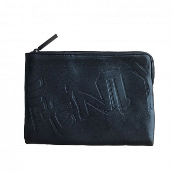 FENTY BEAUTY Black Neoprene Clutch