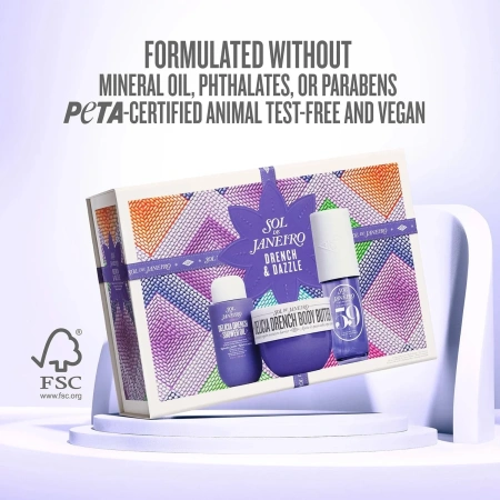 SOL DE JANEIRO Drench & Dazzle Delícia Drench™ Body Routine Set купить в Beauty Storage. Быстрая доставка по России и СНГ.