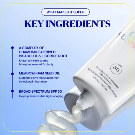 SUPERGOOP! Mini Unseen Sunscreen SPF 40/50 Invisible Sun Protection for Face купить в Beauty Storage. Быстрая доставка по России и СНГ.
