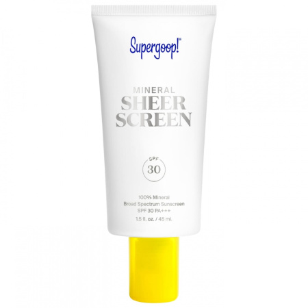 SUPERGOOP! Mineral Sheerscreen SPF 30 PA+++ купить в Beauty Storage. Быстрая доставка по России и СНГ.
